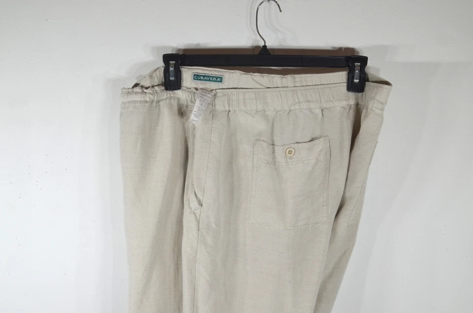 Pantalón Cubavera Hombre 2XL con Cintura Elástica Espalda Usado Foto 3 de 4