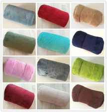 100 70cm Bébé Uni Souple Couverture Polaire Châle Landau Panier de Moïse Buggy