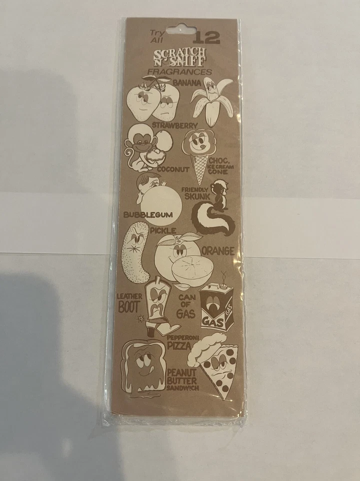 Pegatinas Toys for America naranja para rascar y oler selladas años 80 vintage Foto 2 de 2