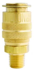 MILTON 714 Air Hose Coupler M style 1/4" Male NPT Threads