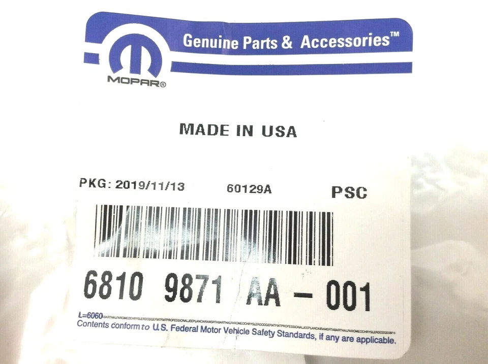 2011-2017 Jeep Compass Front LH Driver side Fog Lamp Bezel new black OEM - Image 3 of 3