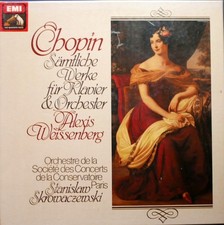 LP- Box 3 LP´s Vinyl Chopin Werke für Klavier und Orchester  Alexis Weissenberg