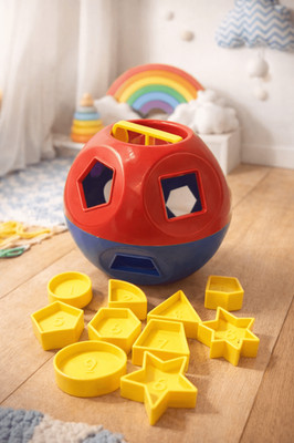 Tupperware Shape O Toy Kids Baby Toddler Development Sorting Ball Complete #set