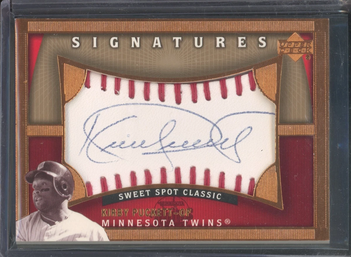 Kirby Puckett Autographed Baseball Cards for sale | eBay Kirby Puckett Autographed Baseball Cards for sale | eBay
