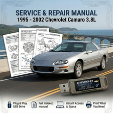 Chevrolet Camaro 3.8 1999 2000 2001 2002 Service Repair Workshop Manual On Usb