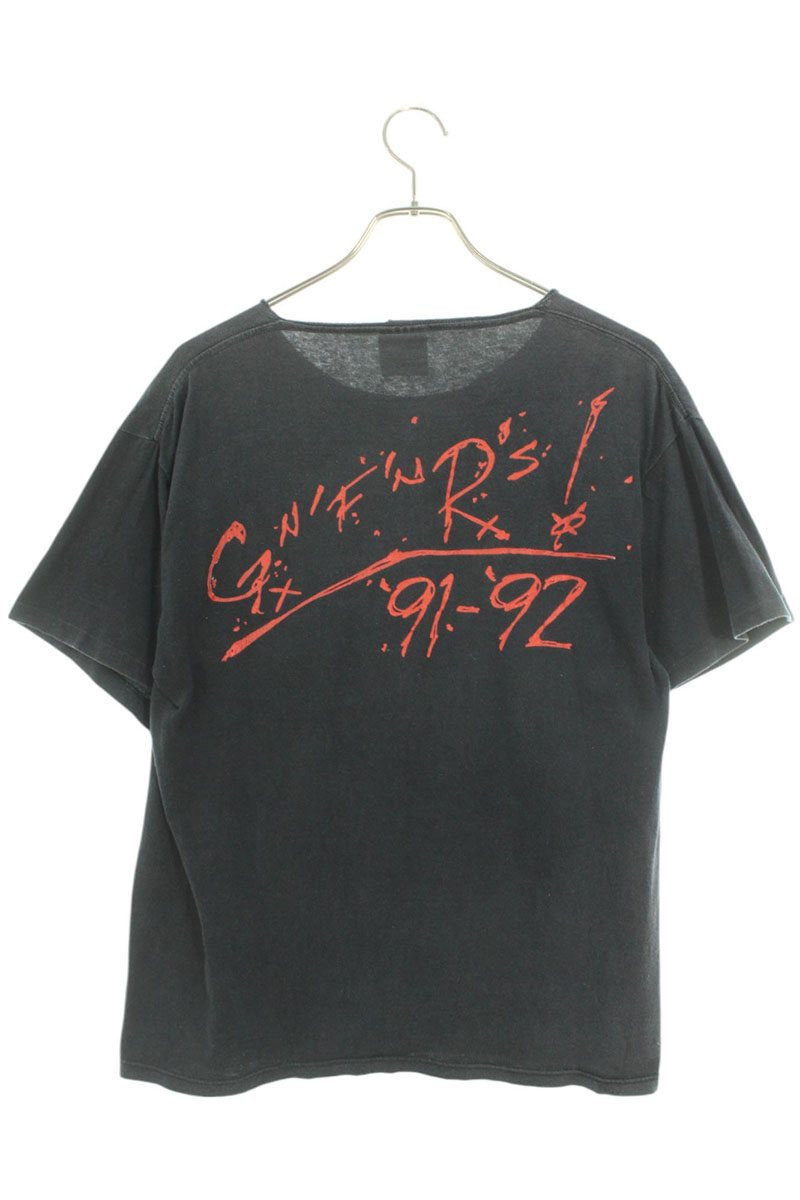 Vintage Size L 90S Guns N' Roses 1991-92 Tour T-Shirt Black Vintage Size L 90S Guns N' Roses 1991-92 Tour T-Shirt Black