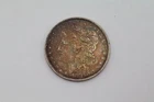 1879 Morgan Silver Dollar $1 Rainbow Toning Philadelphia No Mint Mark 90% Silver