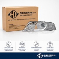 Hauptscheinwerfer Links Diederichs 7831985 FÜR Skoda Frontscheinwerfer