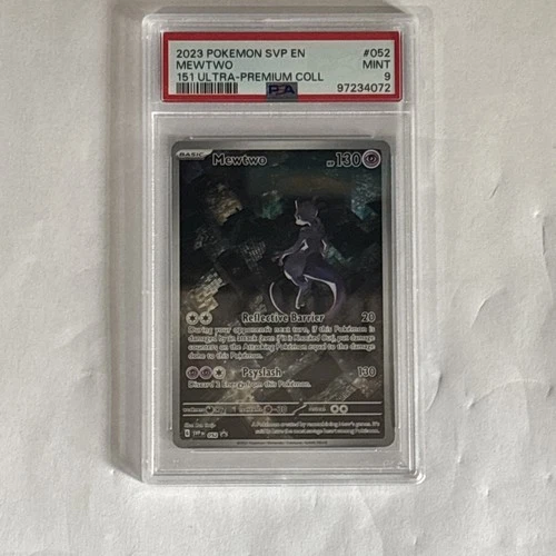 151 Premium Collection Mewtwo - Black Star Promo 52 Scarlet & Violet PSA 9