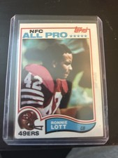 1982 Topps Ronnie Lott RC #486 NFC All Pro All-Pro San Francisco 49ers