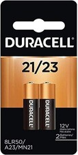 2pk Duracell MN21 Alkaline 12V Battery A23 MN21 23AF 23AE V23GA GP23A L1028