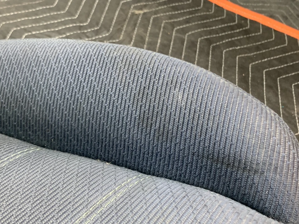 Mazda Miata 1990-1993 OEM tela negra conductor pasajero altavoz asientos rieles*LEER* Foto 4 de 4