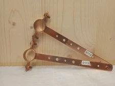 3/4" Type Pipe Hanger, 1/2" X 6", Copper Plated (2 Pack) Plumbing Bracket