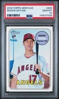 146037526 Shohei Ohtani 2018 Topps Heritage #600 Rookie PSA 10