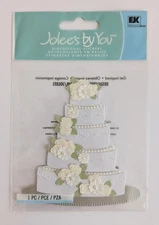 Jolee's Large Wedding Cake Scrapbooking Sticker