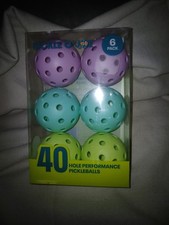 Pickleball Balls. Pickle O' Joe 40High Performance Pickleballs. Lot Of 6. New