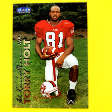 Torry Holt 1999 Fleer Tradition Rookie Card #273 NFL Rams NC State Wolfpack. rookie card picture