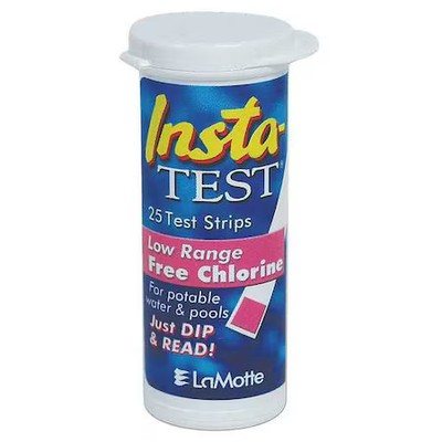 Lamotte 2964-G Test Strip, Free Chlorine, 0To10 Ppm, Pk25