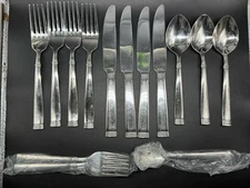 15 Piece Wallace NAPOLI-FROST Stainless 18/8 Flatware Set