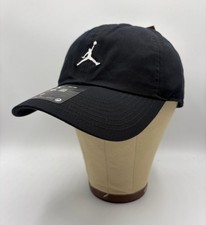 Nike Jordan Black Billed Club Cap Jumpman Logo Size M/L HQ1963-010