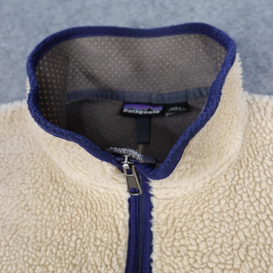 Chaqueta de Colección Patagonia Para Hombre Grande Tostada Sherpa Vellón Hecha en EE. UU. Años 90 Foto 4 de 4