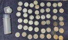 50 90% Silver Dimes ($5 face=$260 Melt w/ $73 silver) Mostly Mercury Dimes.