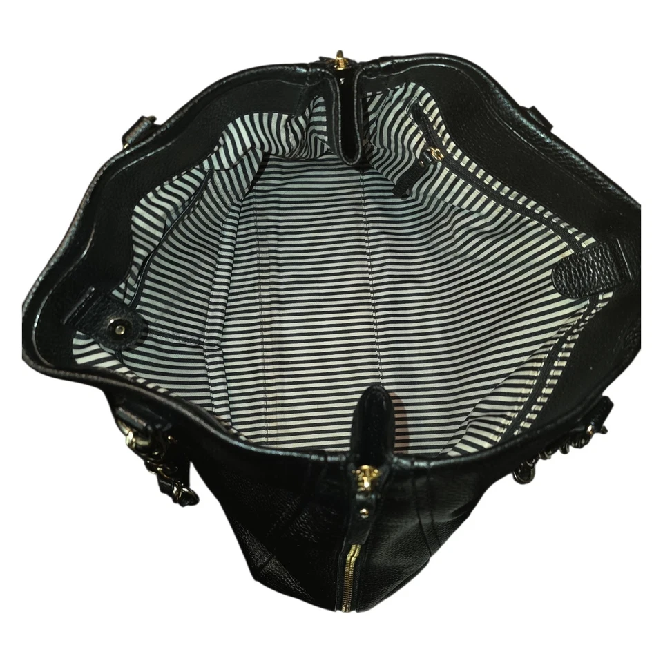 Bolso de Mano Kate Spade Cobble Hill Andee Bolso Shopper Expandible Cuero Negro Foto 2 de 4