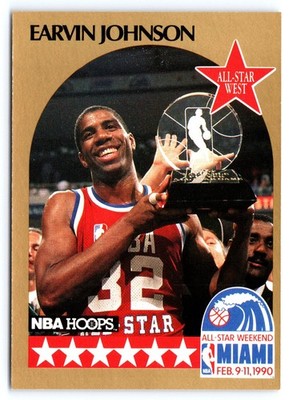 1990-91 Hoops - Magic Johnson All-Star #18