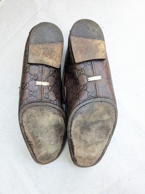 Gucci Horsebit Loafers Men 11 44 Brown Leather Slip-On  display picture 3