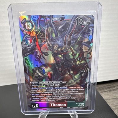 Bandai Digimon Card Game Titamon SP Alternate Art Foil BT25-084