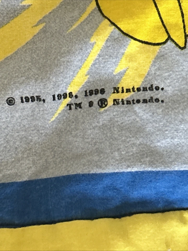 Vintage Pokemon Handmade Patchwork Quilt  TWIN Throw Blanket Vintage - Image 4 of 4