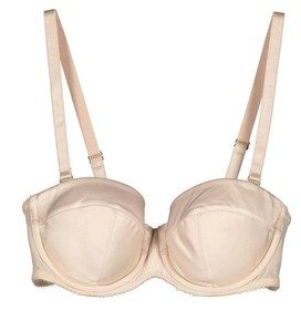 L'AGENT By AGENT PROVOCATEUR NUDE PENELOPE STRAPLESS OR WITH STRAPS BRA 32B BNWT