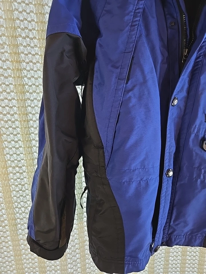 Hombres MARKER Convertible Invierno Esquí Snowboard Abrigo Chaqueta Chaleco Azul y Negro Mediano Foto 3 de 4