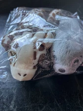 2 Philips Avent Plush Giraffe & Gray Seal Pacifier Holder