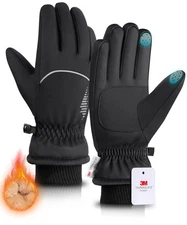 rivmount Winter Gloves Women Men, Thermal Ski Gloves for Cold Weather with Wa...
