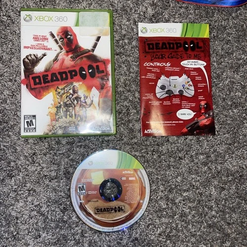 Deadpool (Microsoft Xbox 360, 2013)- CIB. CASE, MANUAL, DISC.