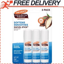 3-Pack Palmers Cocoa Butter Formula Moisturizing Swivel Stick with Vitamin E