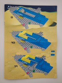 Vintage collectable LEGO Space Transporter (924) 1979 With Instructions