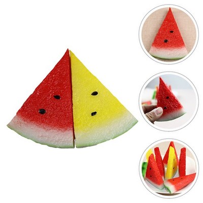 2 Pcs Partydekoration Hochzeitsdekoration Obst Wassermelonen-Requisite