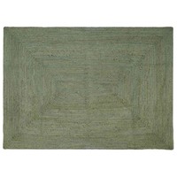 Bereichsteppiche Rechtwinklig Olive GrüN 160 X 230 Cm Jute Innenteppich Moderner