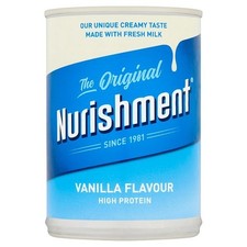 Case of 12 Nurishment The Original Vanilla Flavour High Protein With Milk 400g 6.43 per kilo