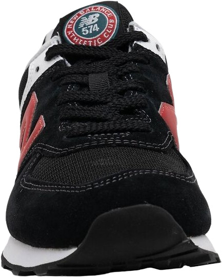 New Balance 574 Black Red for sale