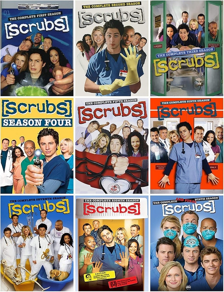 Cast Scrubs Season Episode Watch Online Scrubs Series 1-9 Complete
