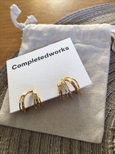 Completed Works Gold Vermeil ‘Stratum’ Earrings Rrp £210 Mothers Day❤️💐New!