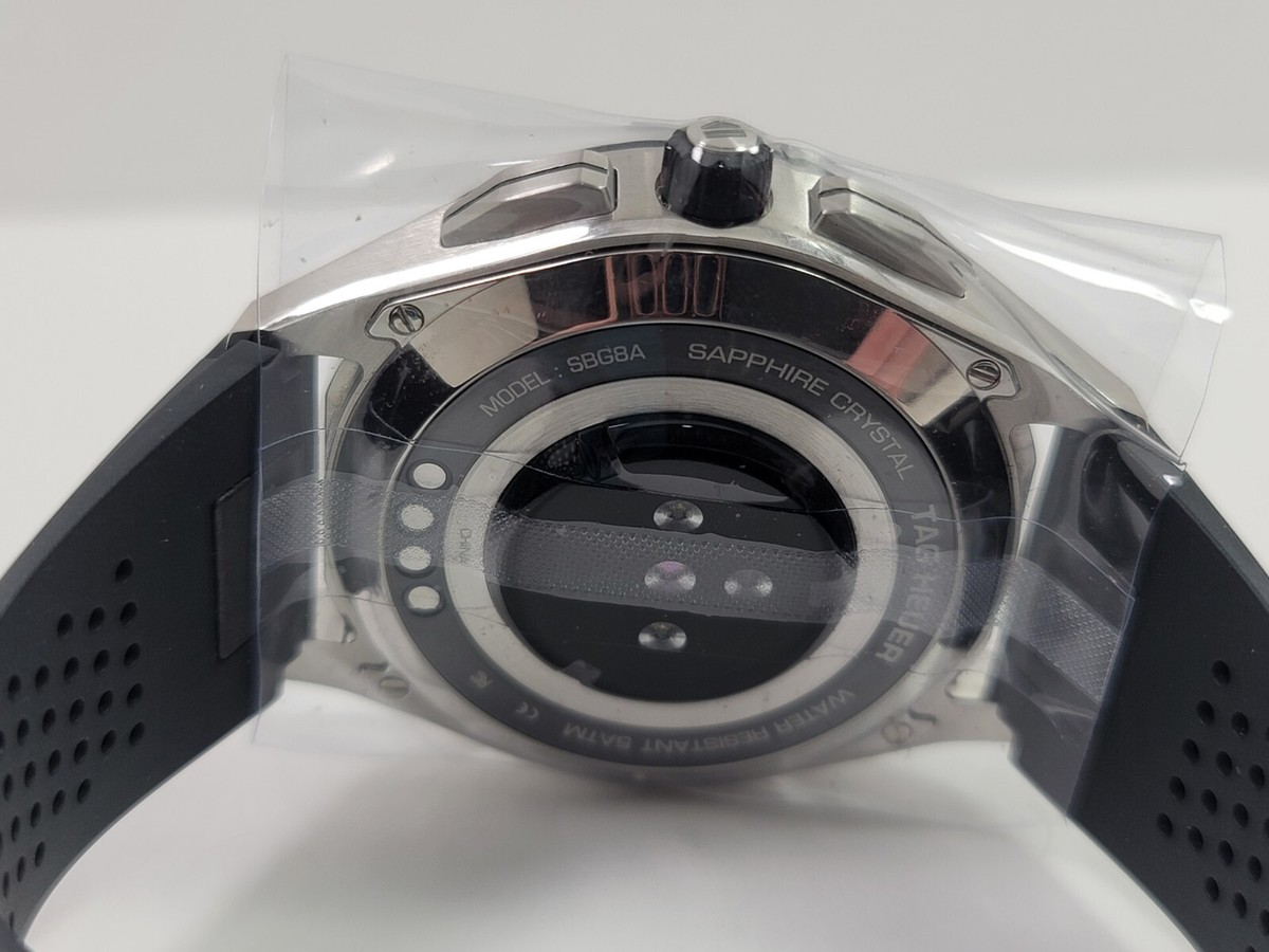 TAG Heuer Connected Black Rubber Strap Men's Digital Smart Watch