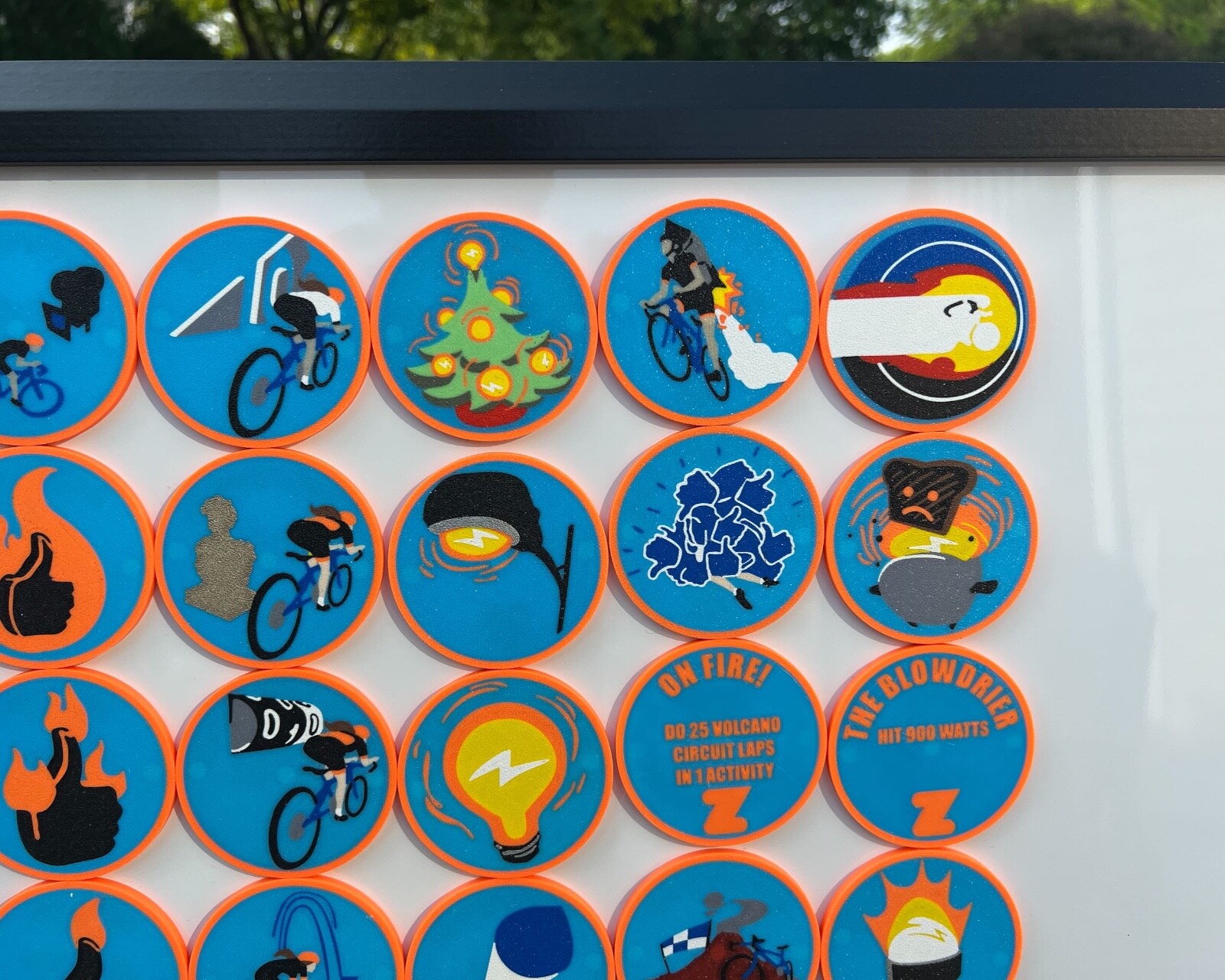 Zwift Cycling Achievement Badges with Flippable 39 total eBay