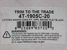 Trim To The Trade 4T-1905C-20 Lift & Turn Bathtub Waste Drain Conversion Kit