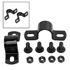 Black Iron New Rear Fender Mount U-clamp Kit For Harley Ul 1938-1947 Fl 41-1957