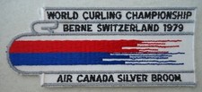 Old Patch Patch World Curling Championship Berne Switzerland 1979 # 12 x 5 cm