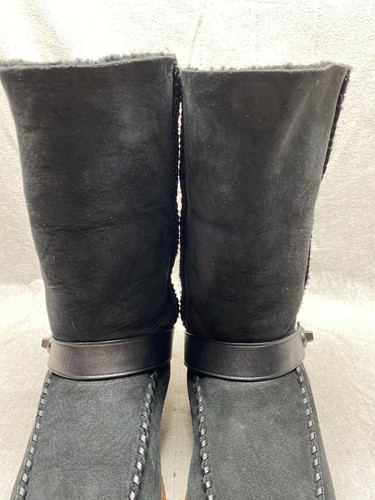 Coach G1433 Moto Shearling Turn Lock 